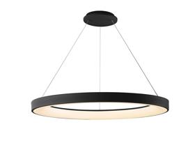 M8646  Niseko II Ring Pendant 90cm 66W LED Black